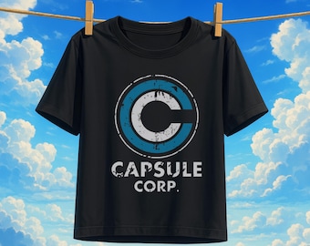 Retro Science Capsule Logo Shirt, Vintage Bootleg Anime Style, 90s Japanese Manga Streetwear