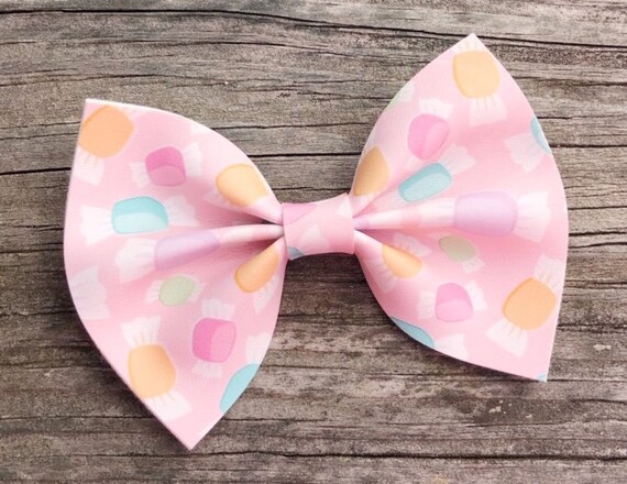 Valentines Day Bow \u2022 Candy Hair Bow \u2022 PInk Hair Bow \u2022 Toddler Bow
