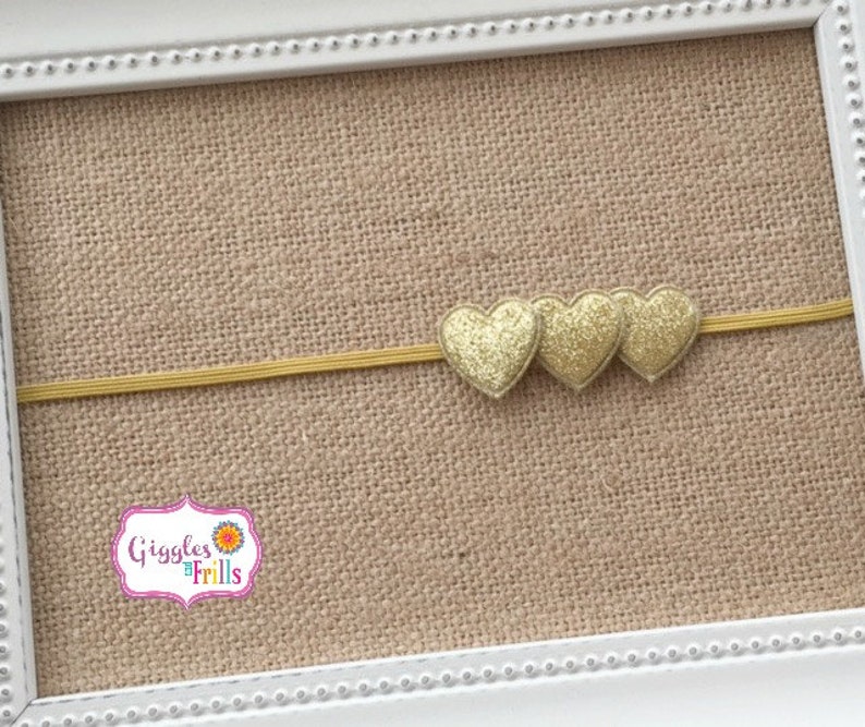Gold Baby Headband Glitter Headbands Gold Sparkly Headband Etsy