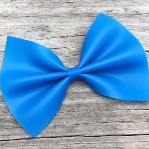 Royal Blue Hair Bow, Jelly Bows, Waterproof Bows, Toddler Hair Bow, Bright Blue Bow, Summer Hair Bow, Water Resistant Bow, Blue Bows