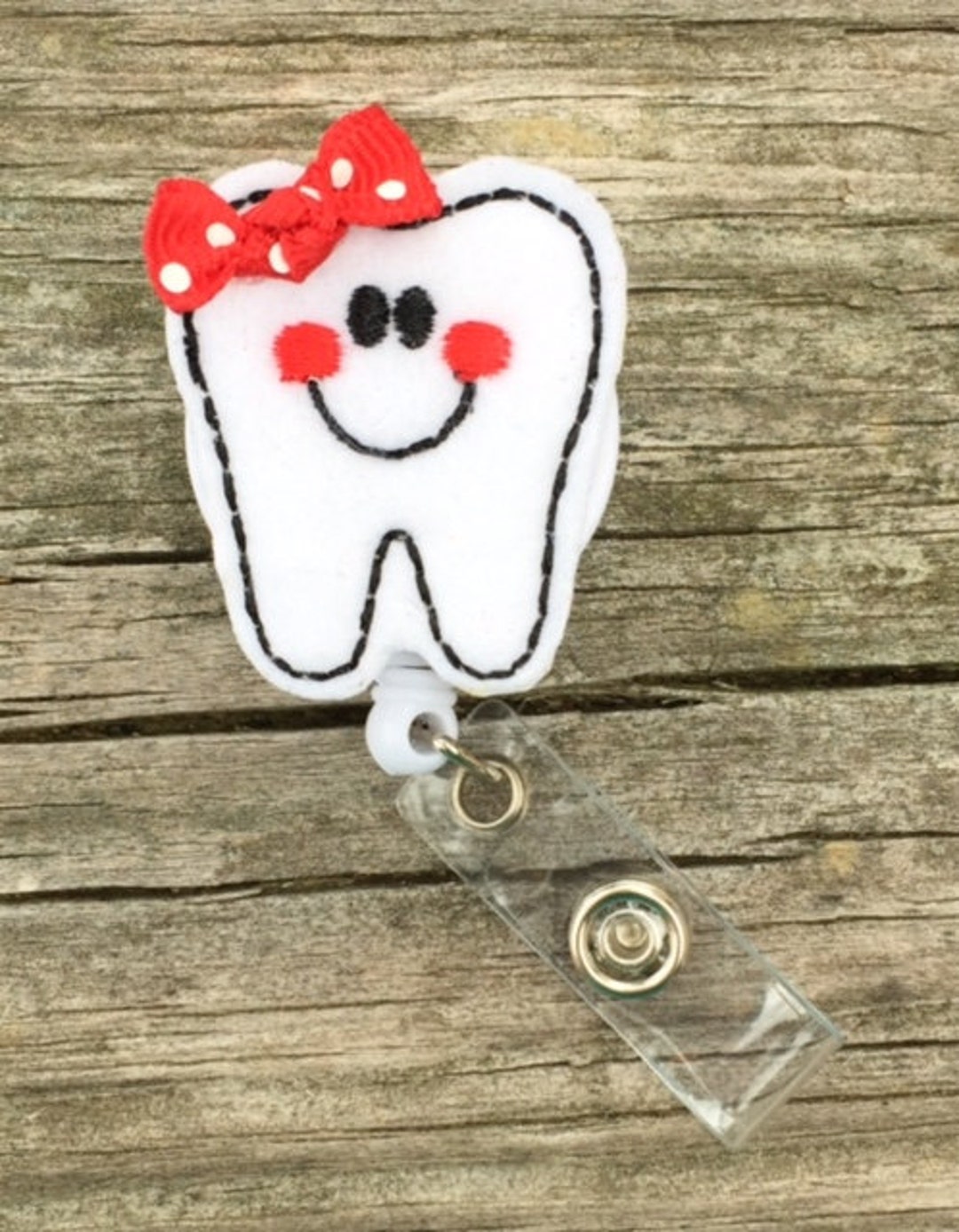 Dental Hygienist Badge Reel, Badge Reel, Tooth Badge Reel, Dental