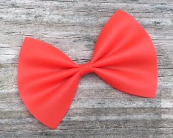 Red Jelly Hair Bow, Toddler Hair Bow, Waterproof Hair Bow, Cherry Red Bow, Bright Red Hair Bow, Water Resistant Bow, Beach Hair Bow