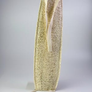 Natürlicher Luffa Rückenwäscher, Zero Waste Badezimmer, Natürlicher Luffa Rückenwäscher Gürtel, Bio Körperpeeling, umweltfreundliches Spa-Zubehör