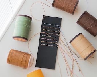 63 Colors  Waxed Polyester Cord, Macrame, Knotting String, Leather Sewing, Beading, Kumihimo Waxed Thread 188yd Spool