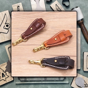 Matrice de découpe de porte-clés en cuir personnalisée/outils d'artisanat du cuir de précision bricolage/machine de découpe Sizzix règle en acier machine de pressage de matrices