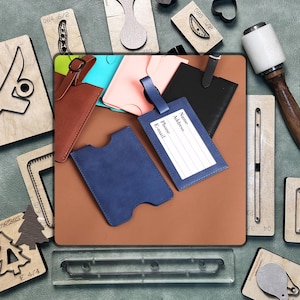 Kartenhalter Bordkarte Leder stanzen - Handgefertigte Präzisionsstanzformen aus Leder, hochwertiger Stahlmesser-Metallstanzwerkzeugsatz