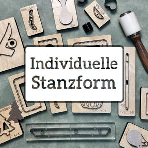 Individuelle Stanzformen – Hochwertige Werkzeuge für Leder, DIY, Scrapbooking & Handarbeit | Kompatibel mit Sizzix Maschinen