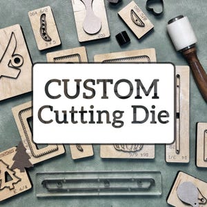 Fustelle personalizzate – Strumenti di alta qualità per pelle, fai da te, scrapbooking e progetti fatti a mano | Compatibili con Sizzix