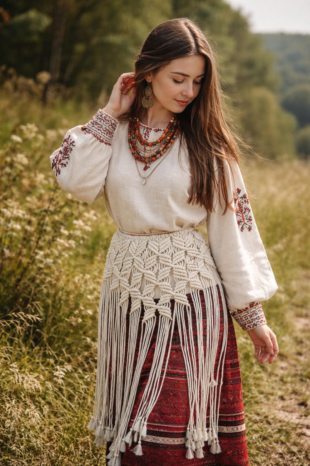 bohemian belts for dresses Boho Belt Skirt western waist belt for dress