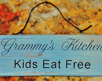 Grammy's Kitchen, Weathered Wood Wall Art