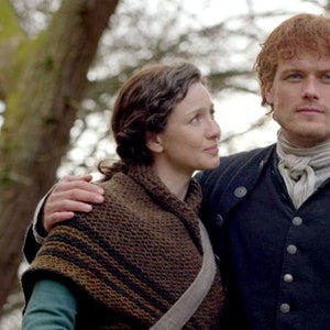 SALE!!! Outlander Inspired Claire Season 4 Carolina Fraser&#39;s Ridge Shawl Triangle Scarf Wrap - Ready to ship