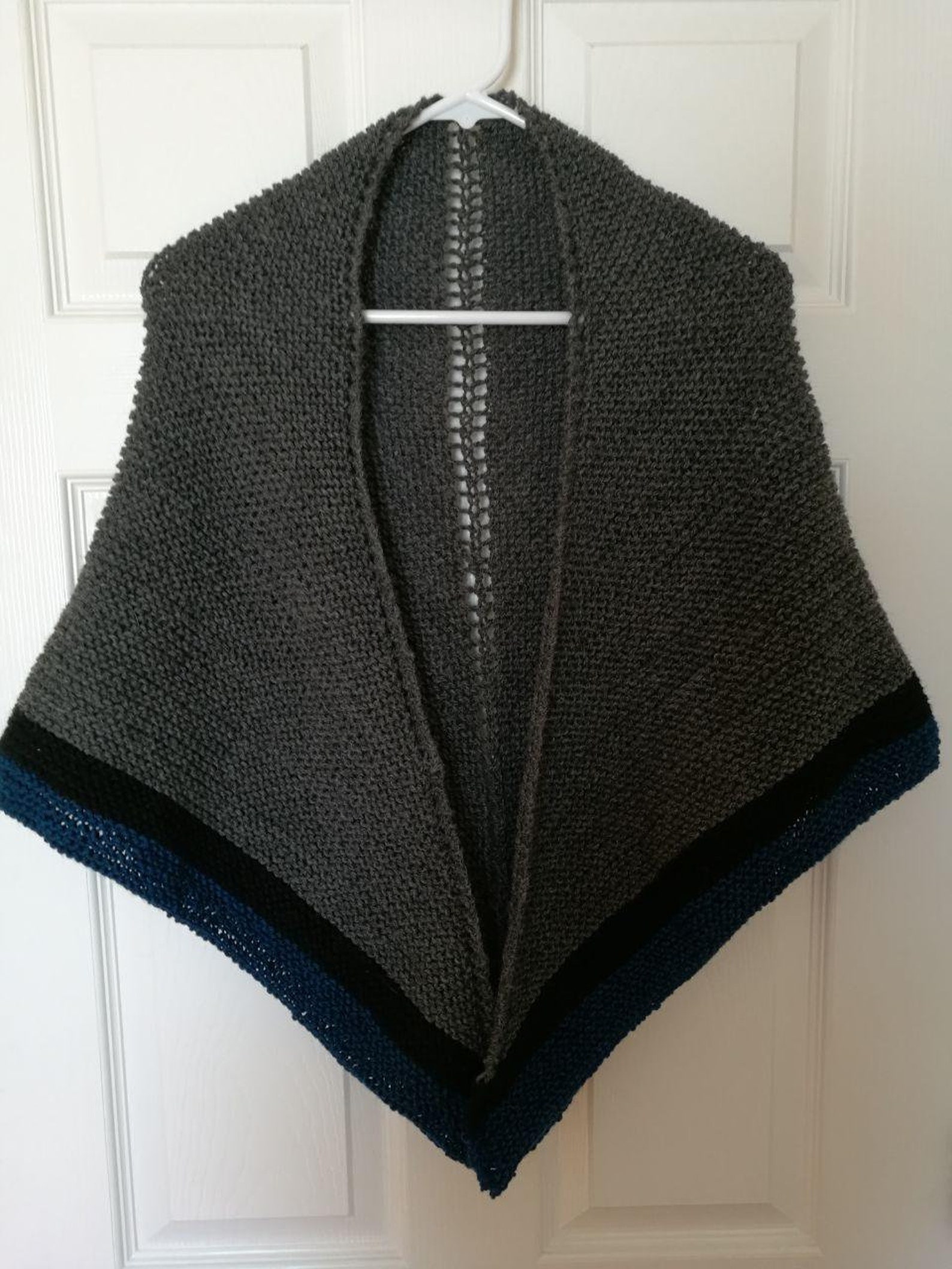 Outlander Inspired Claire Rent Shawl Triangle Scarf Wrap Gray | Etsy