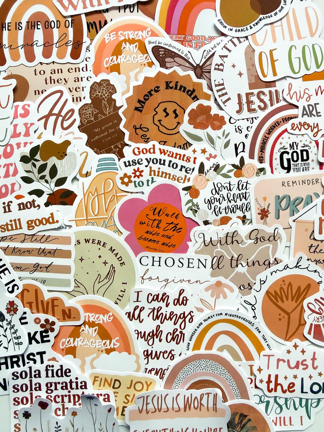 50 Pcs Mental Health Stickers Set, Inspirational Healing Quotes ...