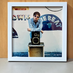 Noel Gallagher, Oasis,London,1995 . Framed Original Vintage print by Trevor Ray Hart. Unique C-type print. Ideal gift for a Noel fan.