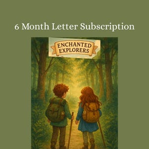 Exploradores Encantados / Suscripción de cartas de 6 meses / Correo Mágico / Cartas / Regalos para niños / Regalos Mágicos