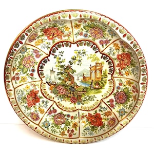 Vintage Daher Tin Bowl – 1971 Made in England, Floral Design, 10&quot; Metal Fruit Bowl, Retro  Kitchen Decor, Multicolor Display Piece 028