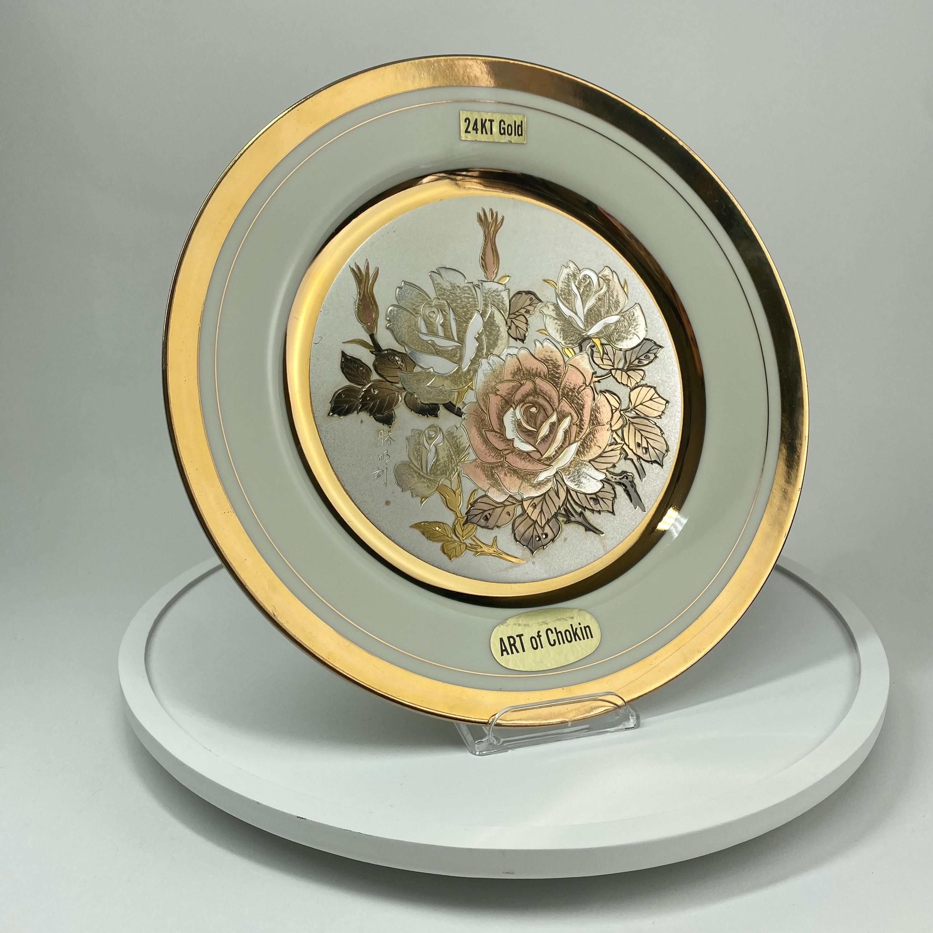 Chokin art plate - Etsy 日本