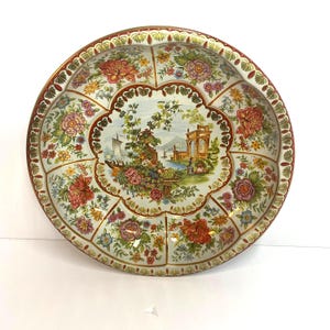 Vintage Daher Tin Bowl – 1971 Made in England, Floral Design, 10" Metal Fruit Bowl, Retro  Kitchen Decor, Multicolor Display Piece 028