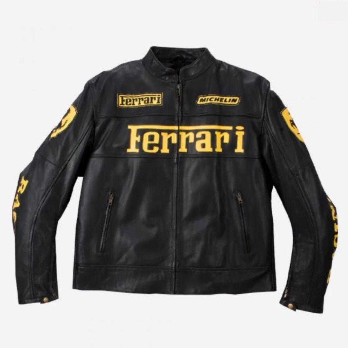 Leather ferrari jacket - Etsy 日本