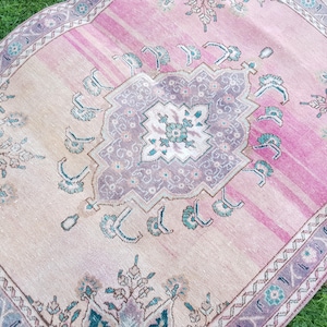 Vintage rug - Persian Rug Turkish Rug Large Rug Hand Woven Wool Rug Oriental Rug - Antique Persian rug Runner rug  5.7 X 4.6 ft