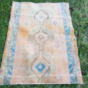 Vintage rug - Persian Rug Turkish Rug Large Rug Hand Woven Wool Rug Oriental Rug - Antique Persian rug Runner rug 4.7X3.2 ft