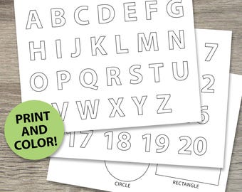 Coloring Pages for Kids  |  Alphabet Coloring Pages  |  ABC Coloring Pages  |  Printable Coloring Pages  |  Learning Activities for Toddlers