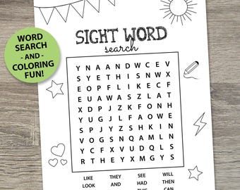 1st Grade Worksheets | Sight Words Printables | Kindergarten Reading Practice | Printable Learning Worksheets | Learning Activities for Kids