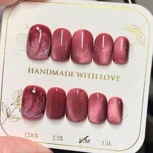 Raspberry swirl cat eye
