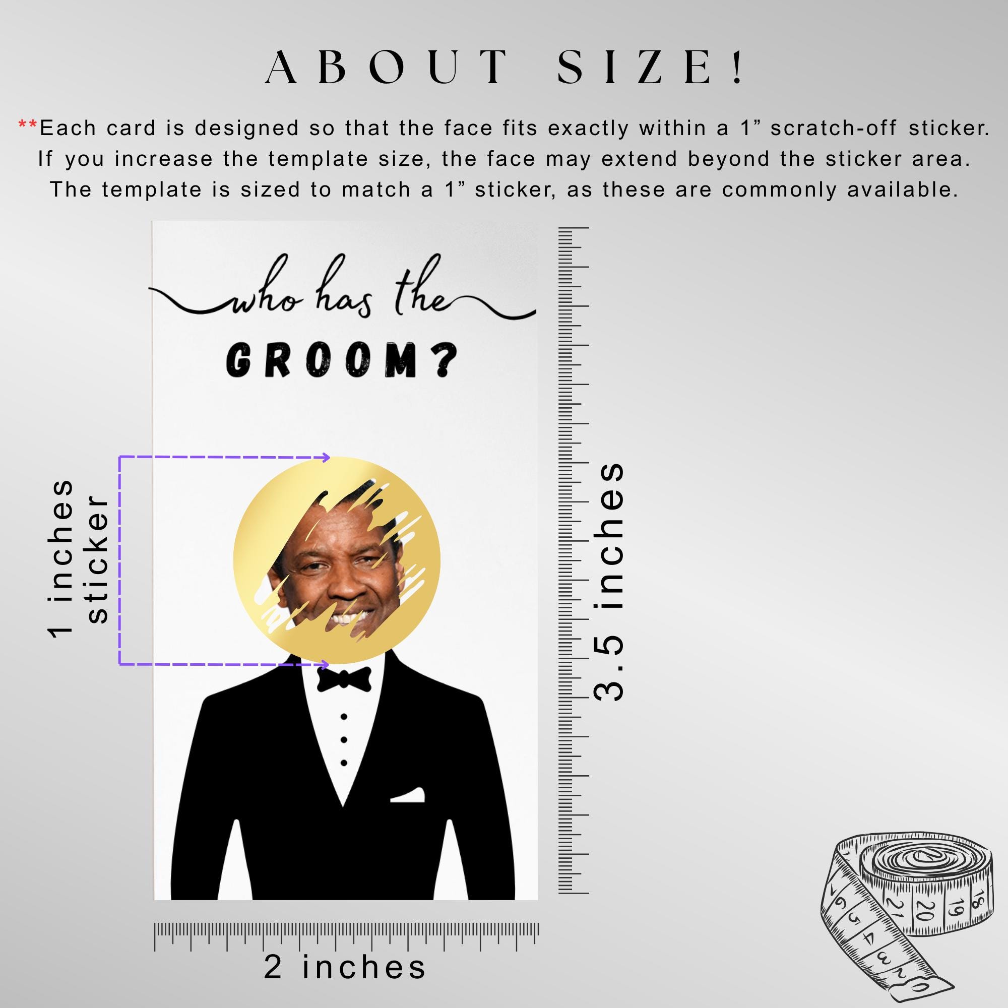 Printable Who Has The Groom Celebrity Bridal Shower Game I Scratch-off Find The Groom Game I Hen Party Game I Bridal Shower Gaming I Canva