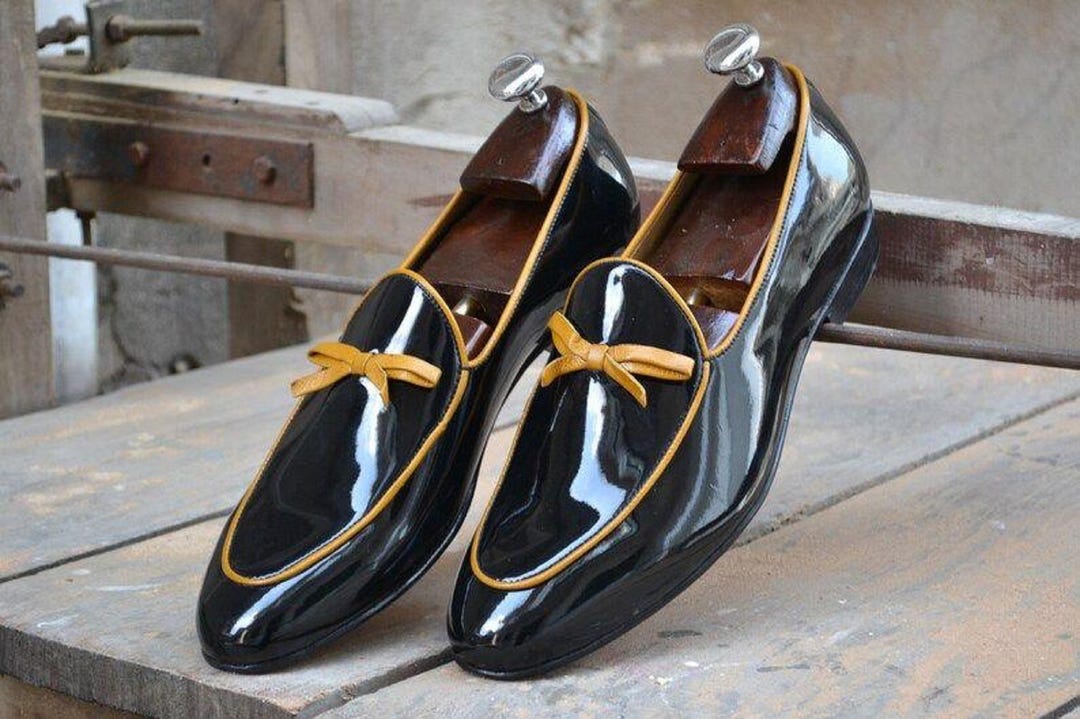 Handcrafted men dress,party shoes Handcrafted Men,s Two Tone Patina Real Leather Shoes Wedding  main image 4