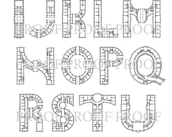 Architectural Alphabet Digital download