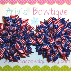 A Pair 4th of July Old Glory Flag Mini Korkers