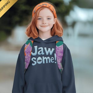 Jugendhai Hoodie: Jaw Some Ocean Design - Gildan 18500B