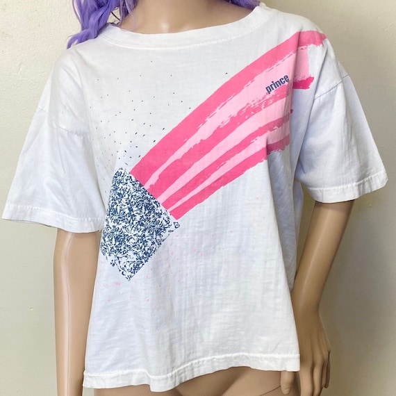 Prince Vintage 90s Volleyball Boxy Crop Top - image 1