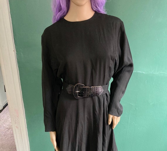 Vintage 80s Minimalist Express Avant Garde Belted