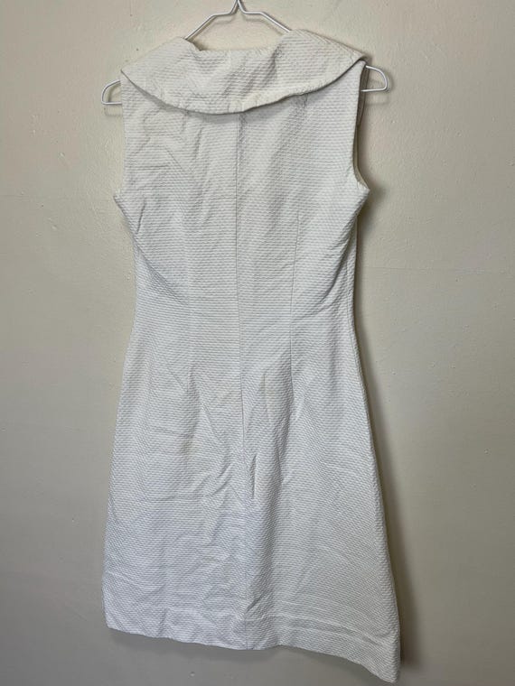 White 1960s Black Button Down Double Breasted Vin… - image 6