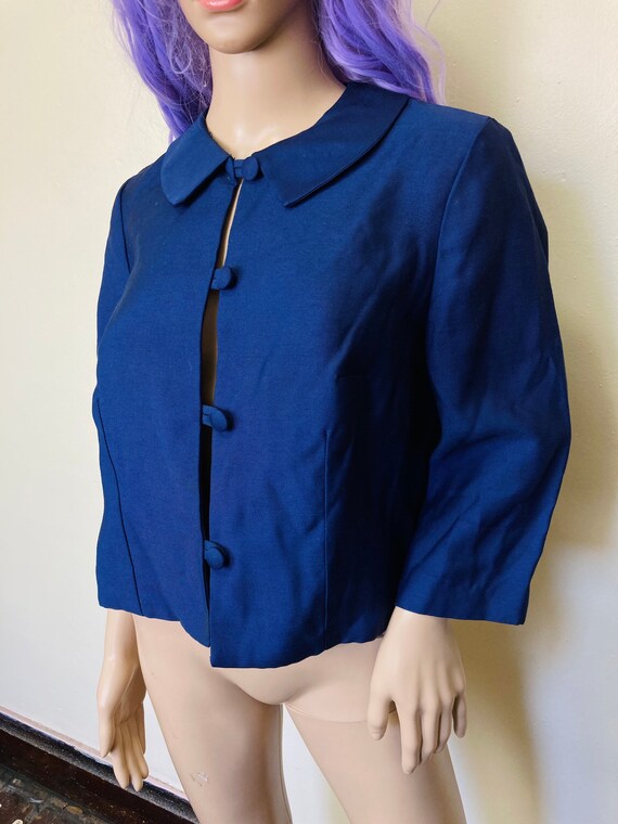 Sharmon Vintage 50s Cropped Tailored Jacket - image 3