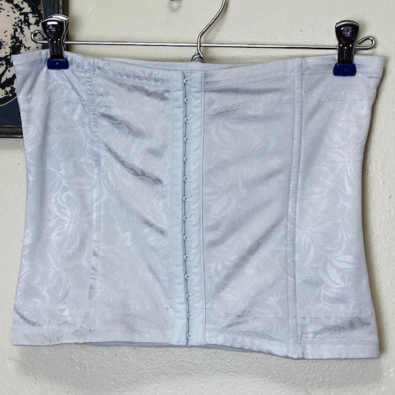 Shimmery White Maidenform Waist Cincher Corset Etsy Denmark