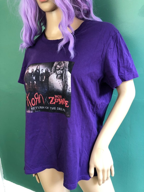 Vintage KoRn and Rob Zombie Tee - image 3