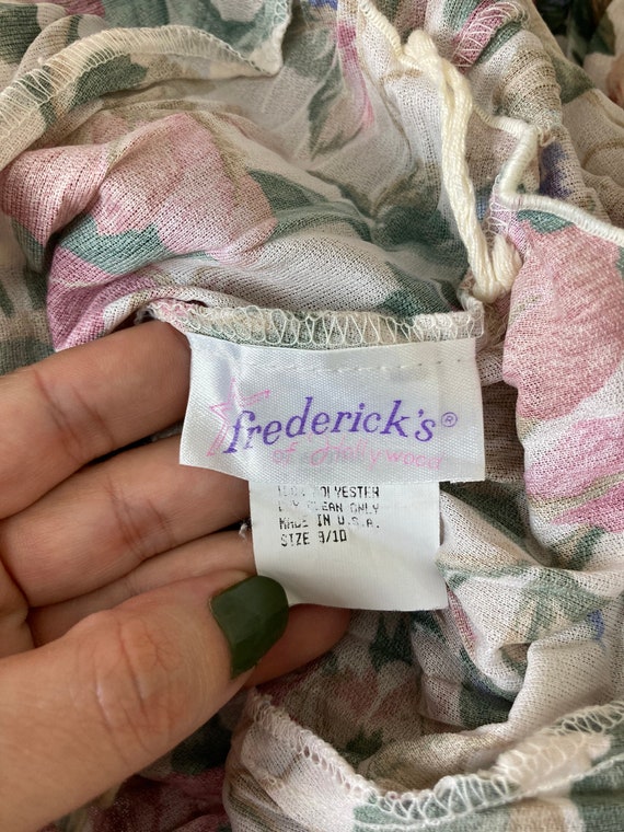 Fredericks of Hollywood Vintage 90s Crinkle Mini … - image 4