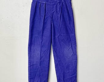Vintage 80s Grape Purple Corduroy Pants 5T