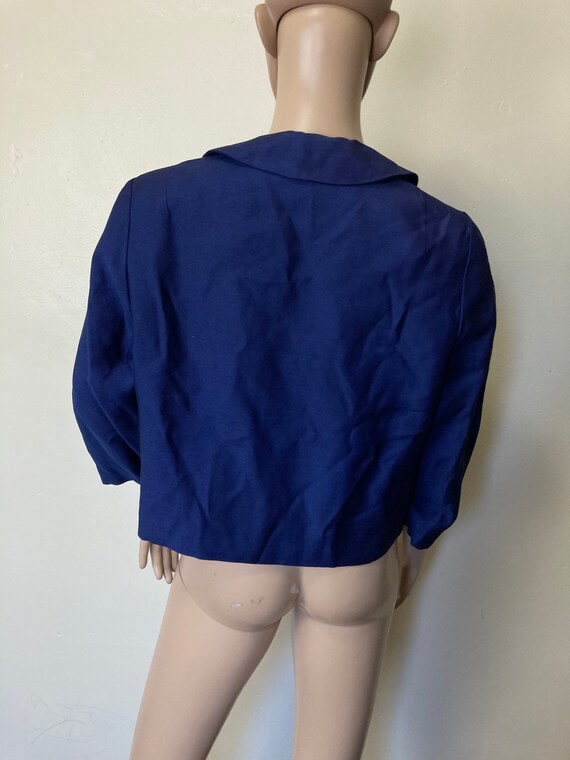 Sharmon Vintage 50s Cropped Tailored Jacket - image 7