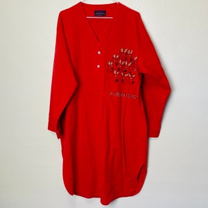 A Million Bucks Vintage 90s Funny Pun Deer Lounge Dress