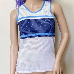 Mesh Vintage 80s Running Tank