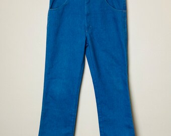 Wrangler Medium Wash Vintage 70s Denim Cowboy Jeans 36x29