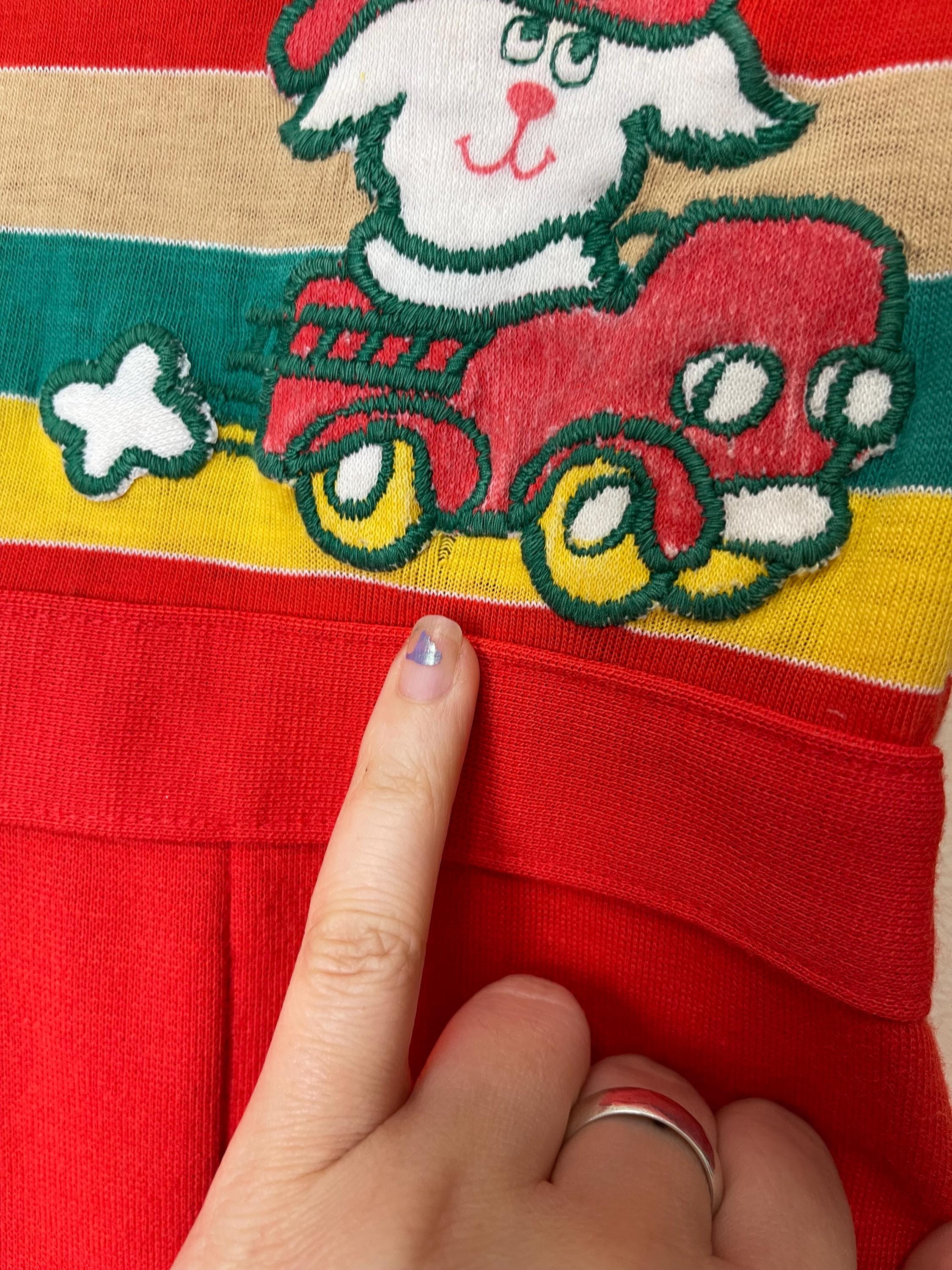 Combinaison Pantalon Vintage Pour Bébé 6-12 Mois - Motif Dent De Chien - Occasion Très Bon état