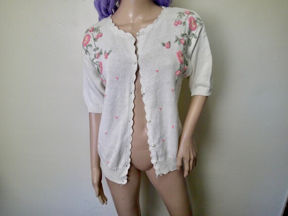 Cottage Roses Colorblock Long Sleeve main image 1