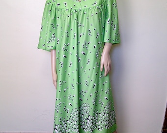 Trippy Eyes vintage oversized kaftanjurk grote maten