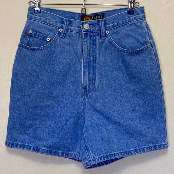 Route 66 High Waist Vintage 90s Medium Wash Jean Shorts