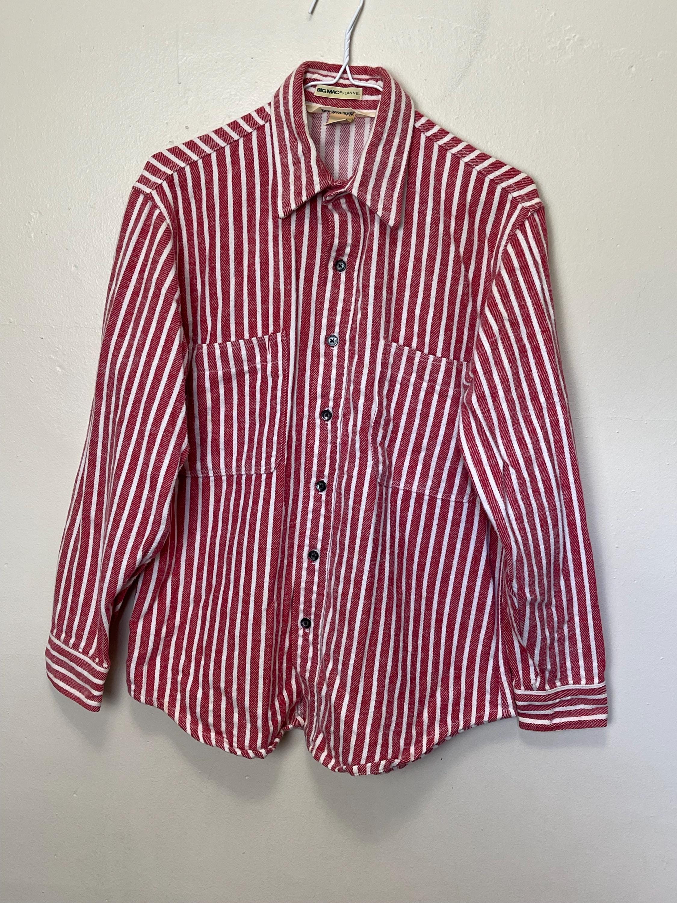 トップス Vintage 80s Plaid BIG MAC Flannel Shirt vintage Big Mac plaid flannel shirt – 86 Vintage